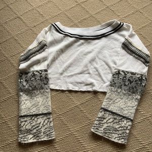 Free People cropped sweater
